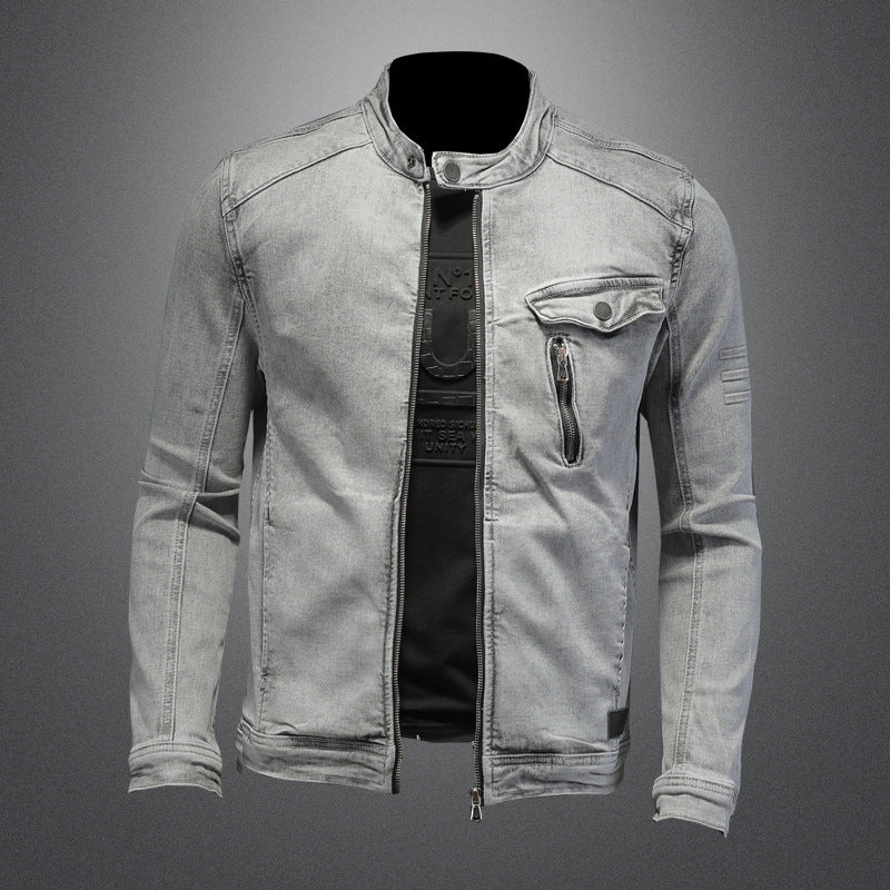 Classic Cotton Long-Sleeve Men's Jacket