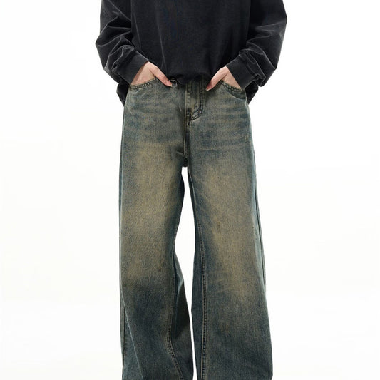 Trendy Loose Flared Baggy Jeans