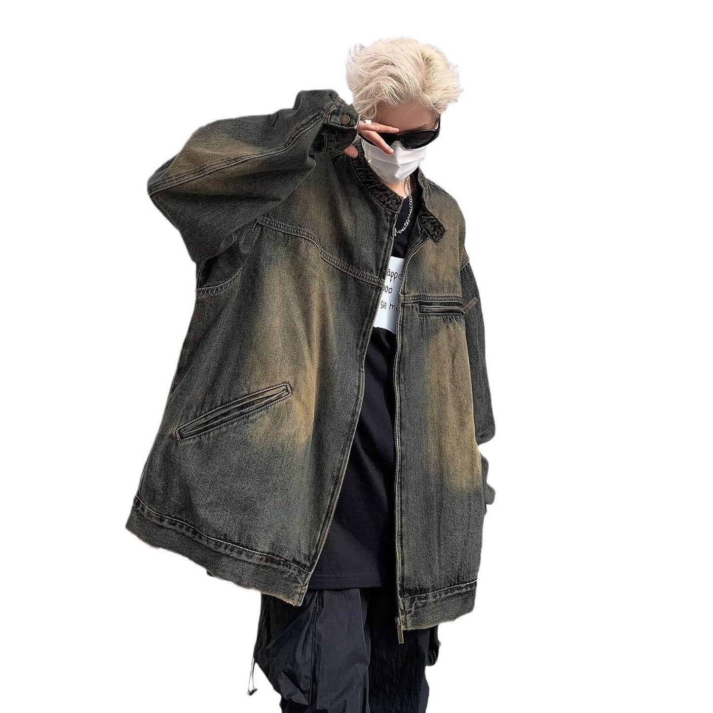 Men’s Retro American – Loose Fit Denim Jacket