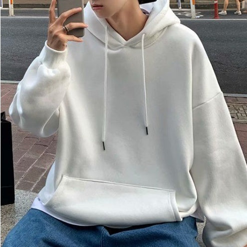 Men’s Loose Velvet – Vintage Oversized Hoodie