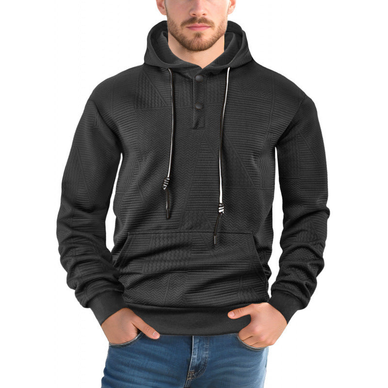 Pullover Sports Loose Long Sleeve Hooded Sweater Men