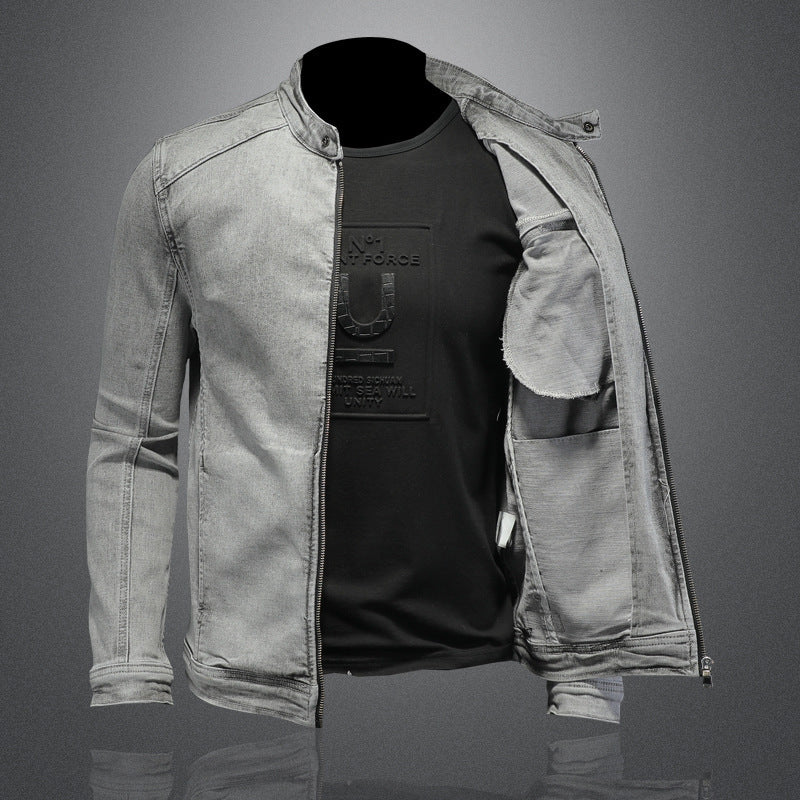 Classic Cotton Long-Sleeve Men's Jacket